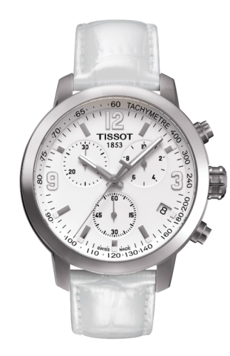 Tissot PRC 200 Quartz Chronograph White Leather